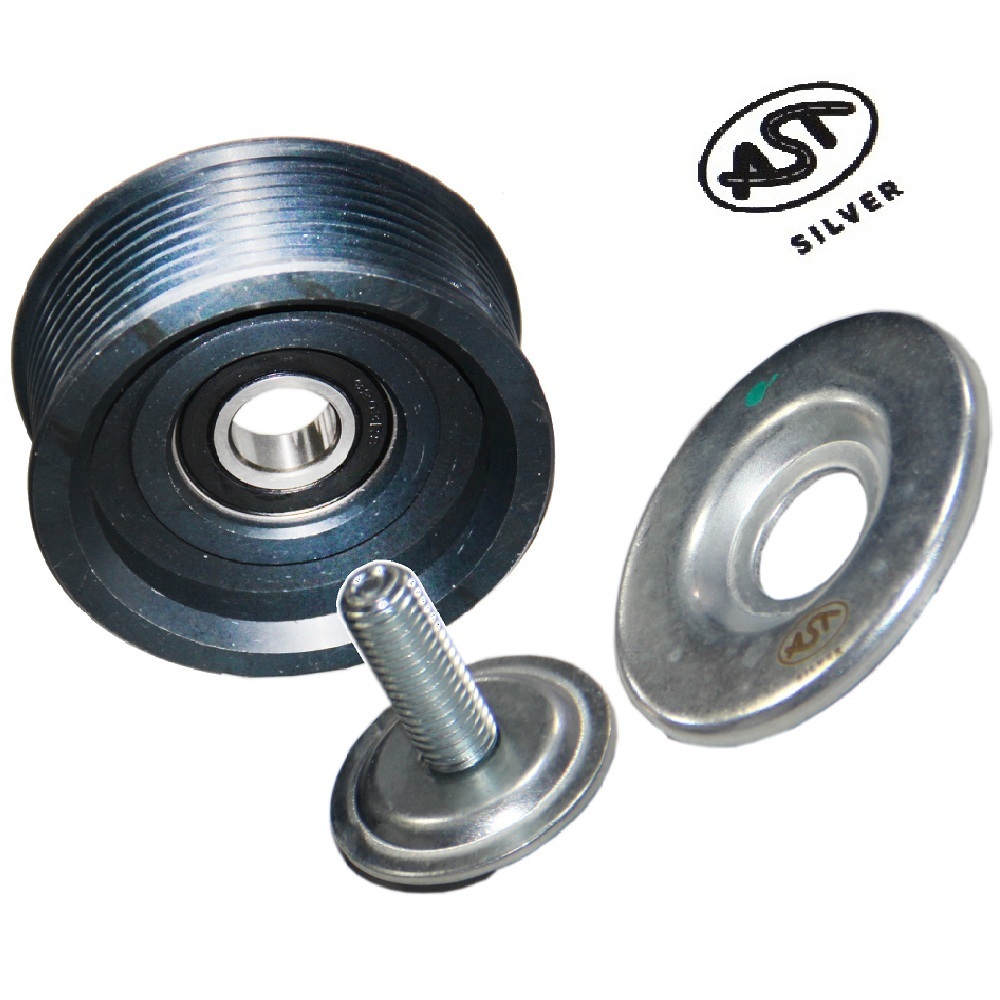 Ролик обводной FAW J6 CA6DL2 8PK (1023020A36D) AST Silver  арт. 1023020-36D